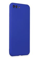 Newface iPhone 7 Plus Kılıf First Silikon - Koyu Mavi - Görsel 2