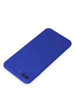 Newface iPhone 7 Plus Kılıf First Silikon - Koyu Mavi - Görsel 3