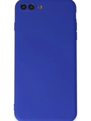 Newface iPhone 7 Plus Kılıf First Silikon - Koyu Mavi