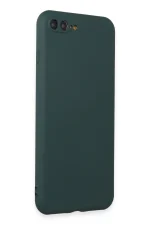 Newface iPhone 7 Plus Kılıf First Silikon - Koyu Yeşil - Görsel 2