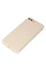 Newface iPhone 7 Plus Kılıf First Silikon - Krem - Görsel 4