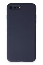 Newface iPhone 7 Plus Kılıf First Silikon - Lacivert - Görsel 2