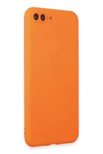 Newface iPhone 7 Plus Kılıf First Silikon - Parlak Turuncu - Görsel 2