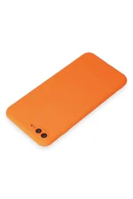 Newface iPhone 7 Plus Kılıf First Silikon - Parlak Turuncu - Görsel 3