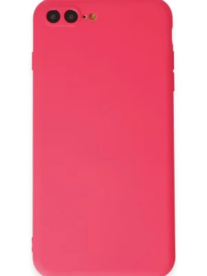 Newface iPhone 7 Plus Kılıf First Silikon - Pembe
