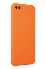 Newface iPhone 7 Plus Kılıf First Silikon - Turuncu - Görsel 2