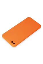 Newface iPhone 7 Plus Kılıf First Silikon - Turuncu - Görsel 3