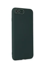 Newface iPhone 7 Plus Kılıf Lansman Glass Kapak - Koyu Yeşil - Görsel 2