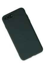 Newface iPhone 7 Plus Kılıf Lansman Glass Kapak - Koyu Yeşil - Görsel 3