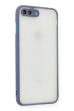 Newface iPhone 7 Plus Kılıf Montreal Silikon Kapak - Gri - Görsel 2