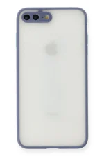 Newface iPhone 7 Plus Kılıf Montreal Silikon Kapak - Gri