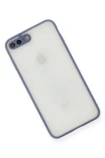 Newface iPhone 7 Plus Kılıf Montreal Silikon Kapak - Gri - Görsel 3