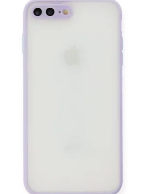 Newface iPhone 7 Plus Kılıf Montreal Silikon Kapak - Mor