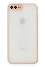 Newface iPhone 7 Plus Kılıf Montreal Silikon Kapak - Pembe