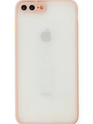 Newface iPhone 7 Plus Kılıf Montreal Silikon Kapak - Pembe