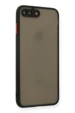 Newface iPhone 7 Plus Kılıf Montreal Silikon Kapak - Siyah - Görsel 2