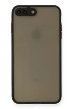 Newface iPhone 7 Plus Kılıf Montreal Silikon Kapak - Siyah