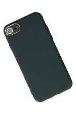 Newface iPhone SE 2020 Kılıf Lansman Glass Kapak - Koyu Yeşil - Görsel 3