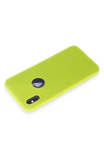 Newface iPhone X Kılıf First Silikon - Parlak Sarı - Görsel 3