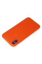 Newface iPhone X Kılıf First Silikon - Parlak Turuncu - Görsel 3