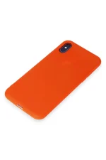 Newface iPhone X Kılıf First Silikon - Parlak Turuncu - Görsel 4
