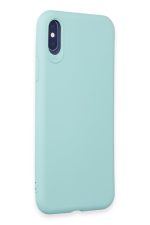 Newface iPhone X Kılıf First Silikon - Turkuaz - Görsel 2