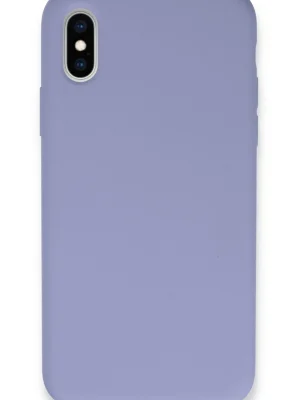 Newface iPhone X Kılıf Lansman Legant Silikon - Lila