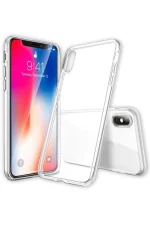 Newface iPhone X Kılıf Lüx Şeffaf Silikon - Görsel 2
