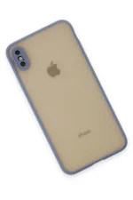 Newface iPhone X Kılıf Montreal Silikon Kapak - Gri - Görsel 3