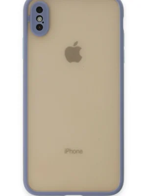 Newface iPhone X Kılıf Montreal Silikon Kapak - Gri