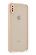 Newface iPhone X Kılıf Montreal Silikon Kapak - Pembe - Görsel 2
