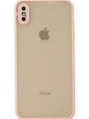 Newface iPhone X Kılıf Montreal Silikon Kapak - Pembe