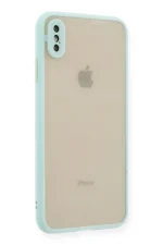 Newface iPhone X Kılıf Montreal Silikon Kapak - Turkuaz - Görsel 2