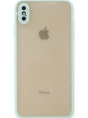 Newface iPhone X Kılıf Montreal Silikon Kapak - Turkuaz