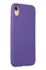 Newface iPhone XR Kılıf First Silikon - Mor - Görsel 2
