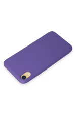 Newface iPhone XR Kılıf First Silikon - Mor - Görsel 3