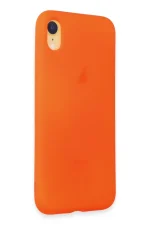 Newface iPhone XR Kılıf First Silikon - Parlak Turuncu - Görsel 2