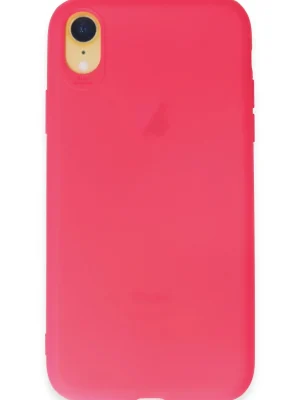 Newface iPhone XR Kılıf First Silikon - Pembe