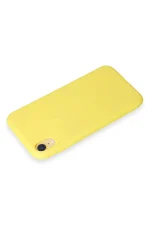Newface iPhone XR Kılıf First Silikon - Sarı - Görsel 3