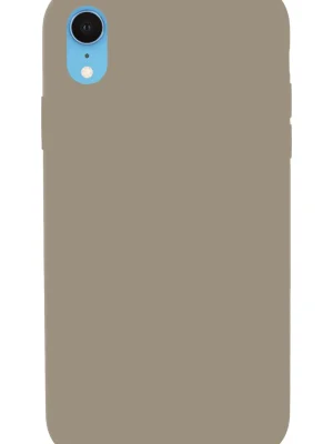 Newface iPhone XR Kılıf Lansman Legant Silikon - Bej