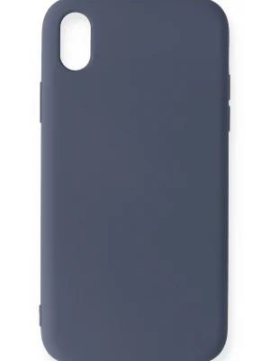 Newface iPhone XR Kılıf Nano içi Kadife Silikon - Gri