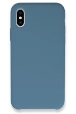 Newface iPhone XS Max Kılıf Lansman Legant Silikon - Açık Mavi