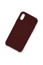 Newface iPhone XS Max Kılıf Lansman Legant Silikon - Bordo - Görsel 2