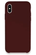 Newface iPhone XS Max Kılıf Lansman Legant Silikon - Bordo