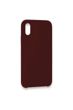 Newface iPhone XS Max Kılıf Lansman Legant Silikon - Bordo - Görsel 3