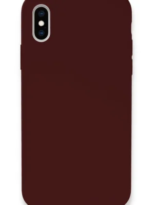 Newface iPhone XS Max Kılıf Lansman Legant Silikon - Bordo