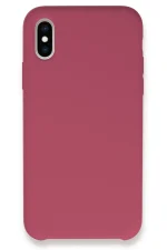 Newface iPhone XS Max Kılıf Lansman Legant Silikon - Fuşya