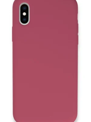 Newface iPhone XS Max Kılıf Lansman Legant Silikon - Fuşya