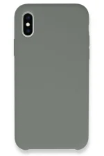 Newface iPhone XS Max Kılıf Lansman Legant Silikon - Gri