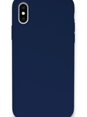 Newface iPhone XS Max Kılıf Lansman Legant Silikon - Lacivert